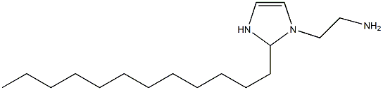 1-(2-Aminoethyl)-2-dodecyl-4-imidazoline 结构式