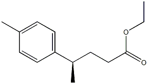 [R,(-)]-4-p-Tolylvaleric acid ethyl ester 结构式