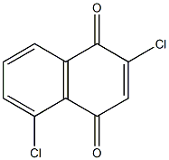 2,5-Dichloro-1,4-naphthoquinone 结构式
