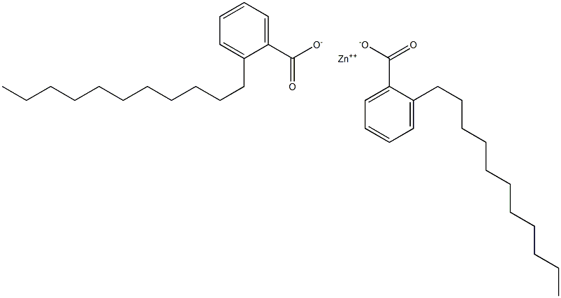 Bis(2-undecylbenzoic acid)zinc salt 结构式