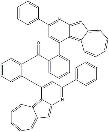 (2-Phenylazuleno[2,1-b]pyridin-4-yl)phenyl ketone 结构式