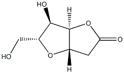 (1R,5S,7R,8R)-8-Hydroxy-7-hydroxymethyl-2,6-dioxabicyclo[3.3.0]octan-3-one 结构式