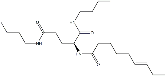 N2-(6-Nonenoyl)-N1,N5-dibutylglutaminamide 结构式