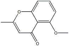 2-Methyl-5-methoxy-4H-1-benzopyran-4-one 结构式