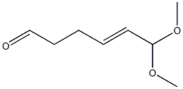 6,6-Dimethoxy-4-hexen-1-al 结构式