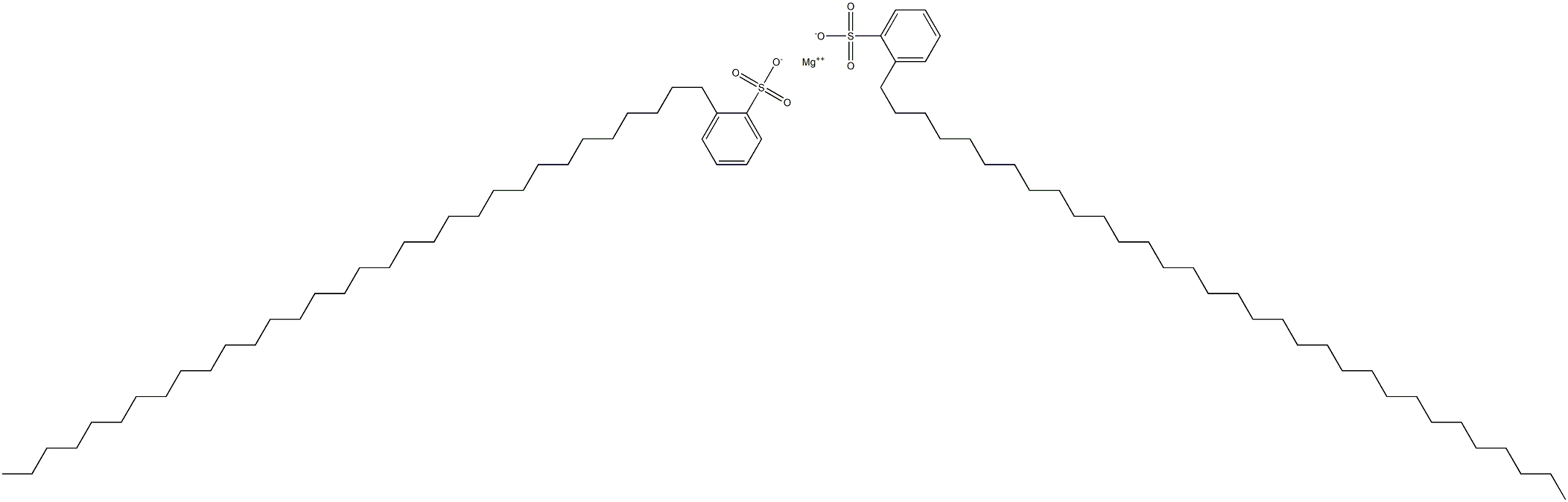 Bis[2-(dotriacontan-1-yl)benzenesulfonic acid]magnesium salt 结构式