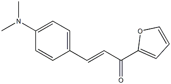 (E)-3-(4-Dimethylaminophenyl)-1-(2-furanyl)-2-propen-1-one 结构式