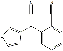 (2-Cyanophenyl)(3-thienyl)acetonitrile 结构式