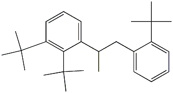 2-(2,3-Di-tert-butylphenyl)-1-(2-tert-butylphenyl)propane 结构式