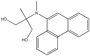 2-[(Phenanthren-9-yl)methylamino]-2-methyl-1,3-propanediol 结构式