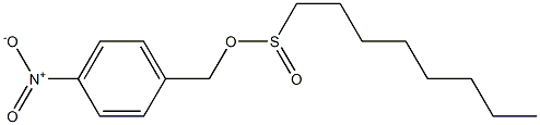 Octane-1-sulfinic acid 4-nitrobenzyl ester 结构式