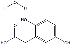 Homogentisinic acid monohydrate 结构式