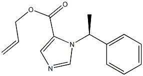 1-[(S)-1-Phenylethyl]-1H-imidazole-5-carboxylic acid allyl ester 结构式