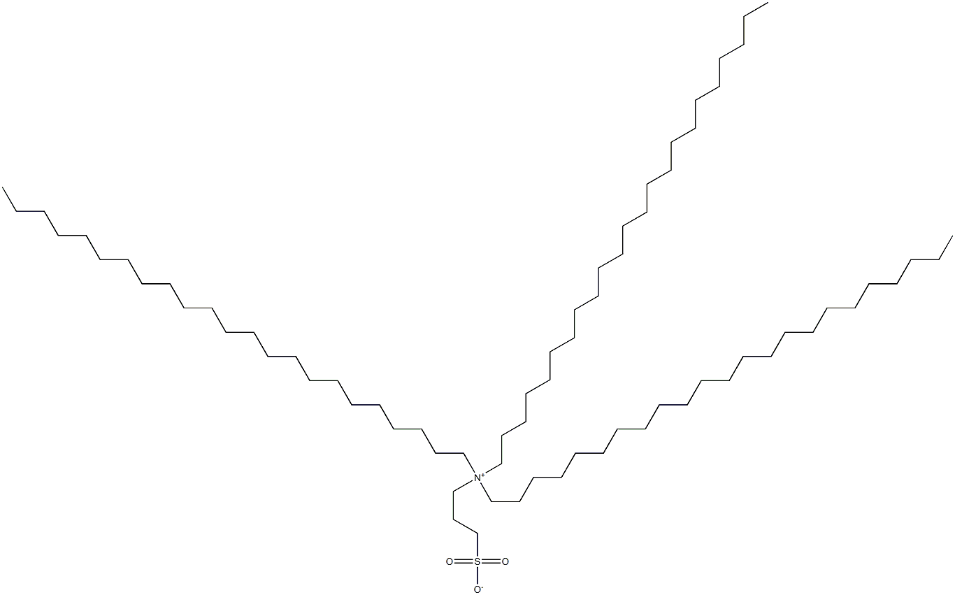 N,N-Ditricosyl-N-(3-sulfonatopropyl)-1-tricosanaminium 结构式