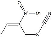 (E)-1-Thiocyanato-2-nitro-2-butene 结构式