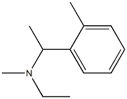 1-(2-Methylphenyl)-N-ethyl-N-methyl-ethanamine 结构式