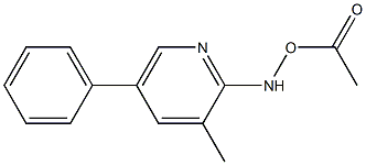 2-Acetoxyamino-3-methyl-5-phenylpyridine 结构式