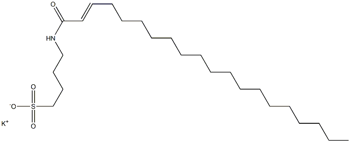 4-(2-Icosenoylamino)-1-butanesulfonic acid potassium salt 结构式