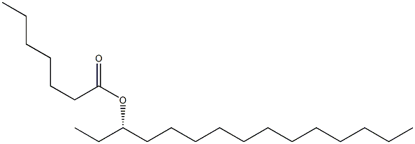 [S,(-)]-3-Pentadecanol heptanoate 结构式