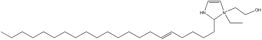 1-Ethyl-2-(5-henicosenyl)-1-(2-hydroxyethyl)-4-imidazoline-1-ium 结构式