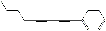 1-Phenyl-1,3-octadiyne 结构式