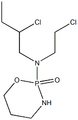 Tetrahydro-2-[N-(2-chlorobutyl)-N-(2-chloroethyl)amino]-2H-1,3,2-oxazaphosphorine 2-oxide 结构式