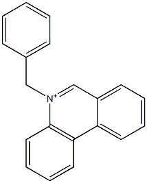 5-Benzylphenanthridin-5-ium 结构式