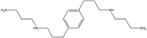 N,N''-[1,4-Phenylenebis(1,3-propanediyl)]bis(propane-1,3-diamine) 结构式