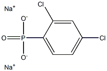 2,4-Dichlorophenylphosphonic acid disodium salt 结构式