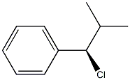 (+)-[(R)-1-Chloro-2-methylpropyl]benzene 结构式