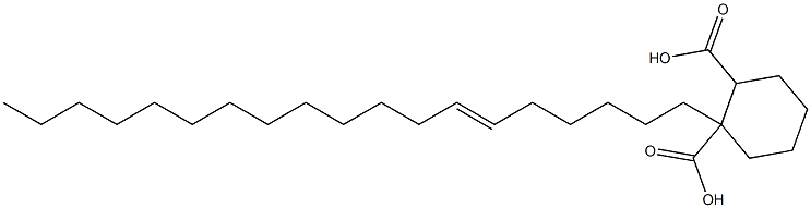 Cyclohexane-1,2-dicarboxylic acid hydrogen 1-(6-nonadecenyl) ester 结构式