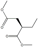 [R,(+)]-Ethylsuccinic acid dimethyl ester 结构式