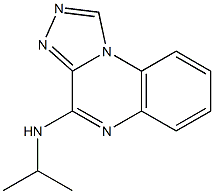 4-Isopropylamino[1,2,4]triazolo[4,3-a]quinoxaline 结构式