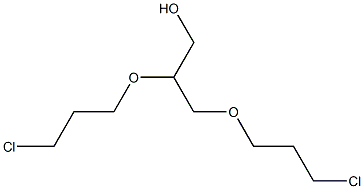 2,3-Bis(3-chloropropoxy)-1-propanol 结构式