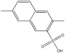 3,7-Dimethyl-2-naphthalenesulfonic acid 结构式