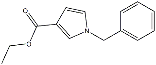 1-Benzyl-1H-pyrrole-3-carboxylic acid ethyl ester 结构式