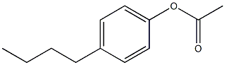 Acetic acid 4-butylphenyl ester 结构式