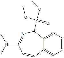 [3-(Dimethylamino)-1H-2-benzazepin-1-yl]phosphonic acid dimethyl ester 结构式