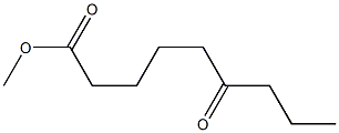 6-Ketopelargonic acid methyl ester 结构式