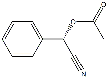 (2S)-2-Acetoxy-2-phenylacetonitrile 结构式