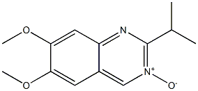 2-Isopropyl-6,7-dimethoxyquinazoline 3-oxide 结构式