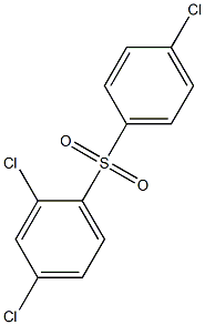 2,4-Dichlorophenyl 4-chlorophenyl sulfone 结构式