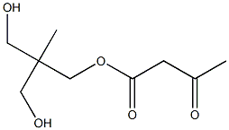 Acetoacetic acid 2,2-di(hydroxymethyl)propyl ester 结构式