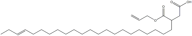3-(19-Docosenyl)succinic acid 1-hydrogen 4-allyl ester 结构式