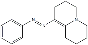 1-(Phenylazo)-2,3,6,7,8,9-hexahydro-4H-quinolizine 结构式