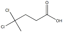 4,4-Dichlorovaleric acid 结构式