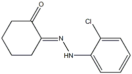 2-[2-(2-Chloro-phenyl)hydrazono]cyclohexanone 结构式