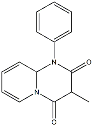 1-Phenyl-3-methyl-1,9a-dihydro-2H-pyrido[1,2-a]pyrimidine-2,4(3H)-dione 结构式