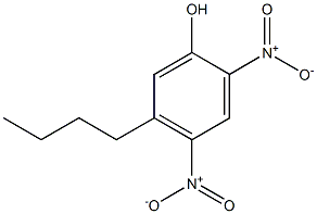 5-Butyl-2,4-dinitrophenol 结构式