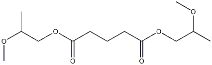 Pentanedioic acid bis(2-methoxypropyl) ester 结构式